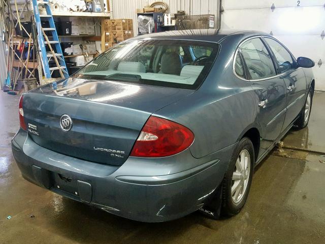 2G4WD582761138130 - 2006 BUICK LACROSSE C BLUE photo 4