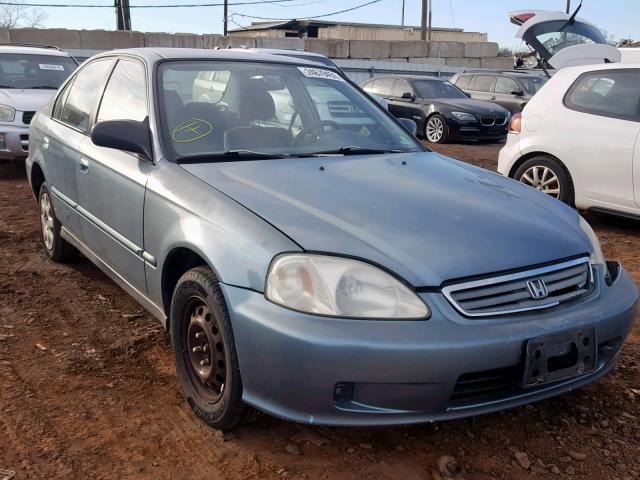 2HGEJ661XYH555472 - 2000 HONDA CIVIC BASE BLUE photo 1