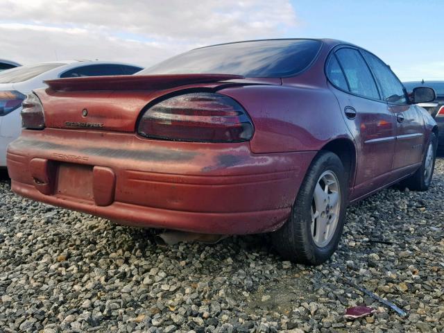1G2WK52J11F102899 - 2001 PONTIAC GRAND PRIX MAROON photo 4