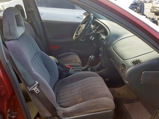 1G2WK52J11F102899 - 2001 PONTIAC GRAND PRIX MAROON photo 5