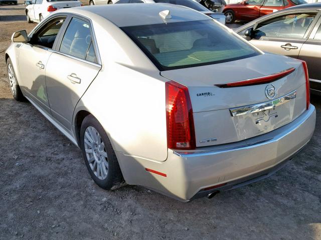 1G6DE5E57D0117880 - 2013 CADILLAC CTS LUXURY GOLD photo 3