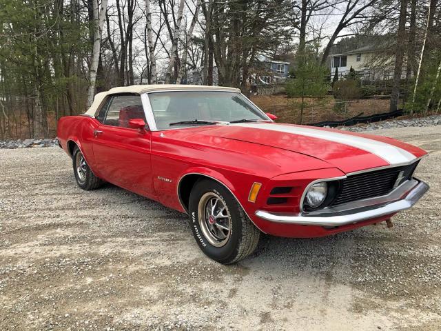 0F03F101052 - 1970 FORD MUSTANG RED photo 1