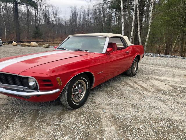 0F03F101052 - 1970 FORD MUSTANG RED photo 2
