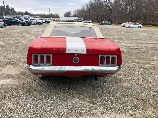 0F03F101052 - 1970 FORD MUSTANG RED photo 5