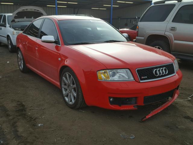 WUAPV64B53N905553 - 2003 AUDI RS6 RED photo 1