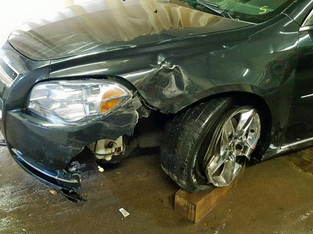 1G1ZC5EBXAF260340 - 2010 CHEVROLET MALIBU 1LT შავი ფოტო 9