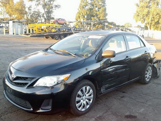 JTDBU4EE7C9175063 - 2012 TOYOTA COROLLA BA BLACK photo 2