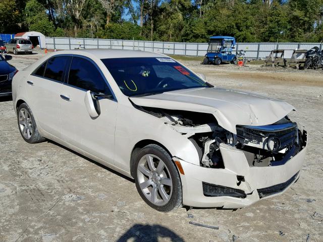 1G6AA5RA7D0138878 - 2013 CADILLAC ATS WHITE photo 1