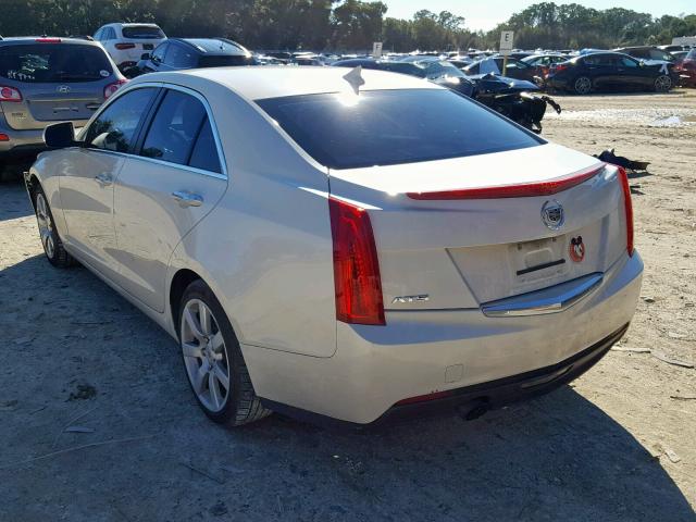 1G6AA5RA7D0138878 - 2013 CADILLAC ATS WHITE photo 3