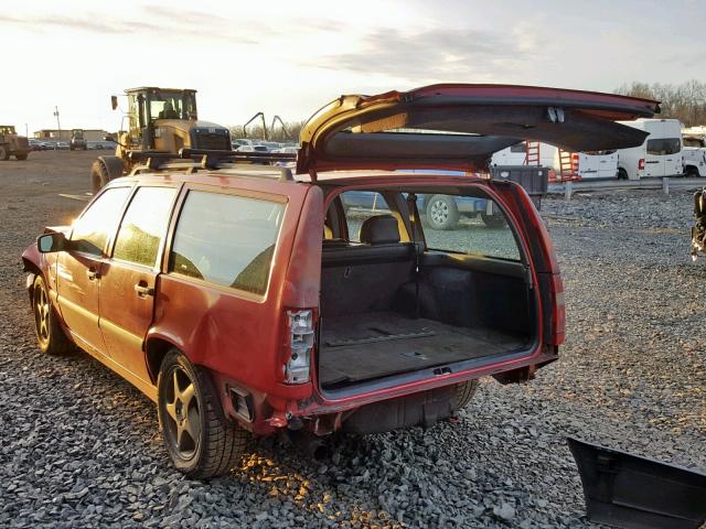 YV1LW5711S2150451 - 1995 VOLVO 850 RED photo 3