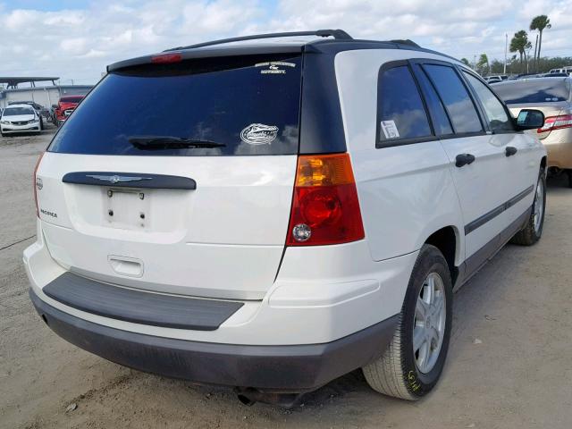 2C4GM48L85R500073 - 2005 CHRYSLER PACIFICA WHITE photo 4