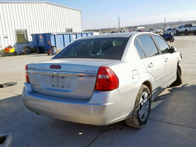 1G1ZT51826F200330 - 2006 CHEVROLET MALIBU LT SILVER photo 4