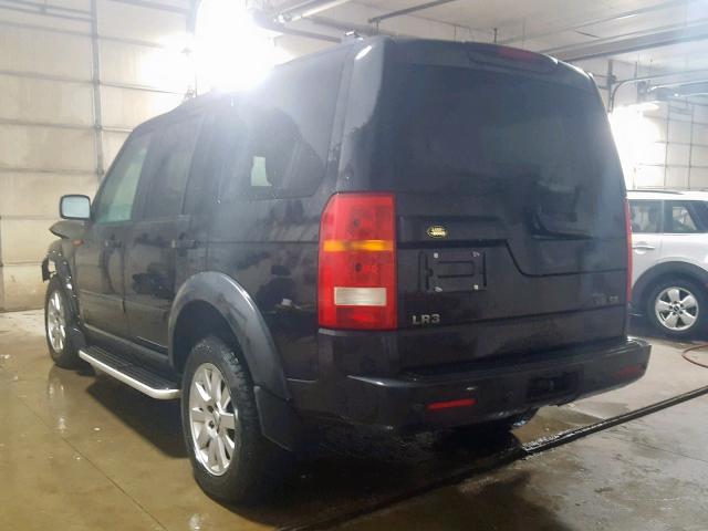 SALAA25475A302243 - 2005 LAND ROVER LR3 BLACK photo 3