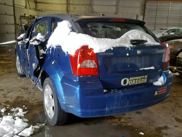 1B3HB48A49D205491 - 2009 DODGE CALIBER SX BLUE photo 3