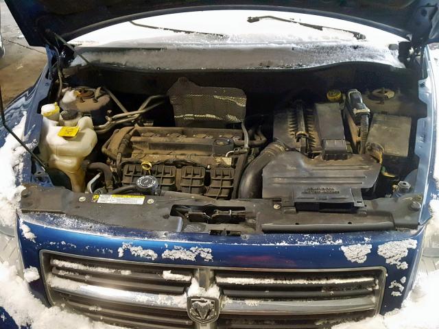 1B3HB48A49D205491 - 2009 DODGE CALIBER SX BLUE photo 7