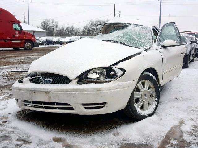 1FAFP56U15A160201 - 2005 FORD TAURUS SEL WHITE photo 2