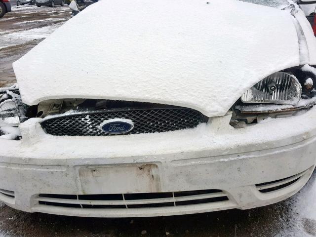 1FAFP56U15A160201 - 2005 FORD TAURUS SEL WHITE photo 7