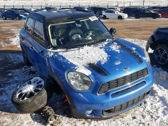 WMWZC5C51CWL56250 - 2012 MINI COOPER S C BLUE photo 1