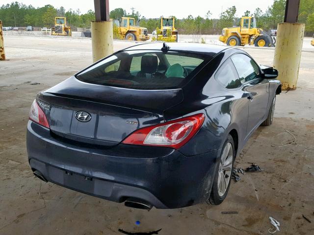 KMHHT6KDXAU031114 - 2010 HYUNDAI GENESIS CO BLACK photo 4