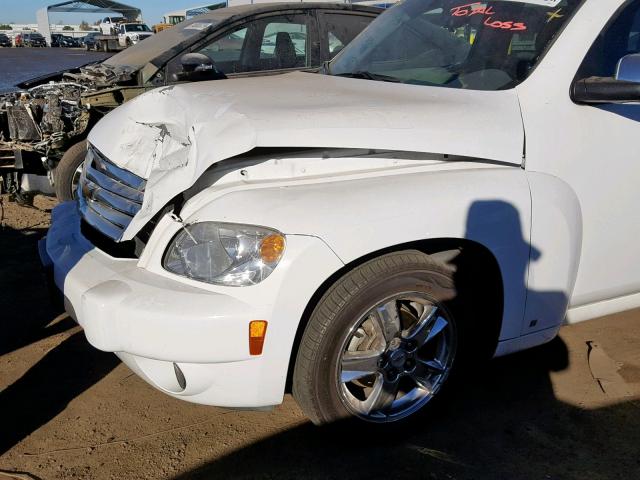 3GNCA23B89S603312 - 2009 CHEVROLET HHR LT WHITE photo 9