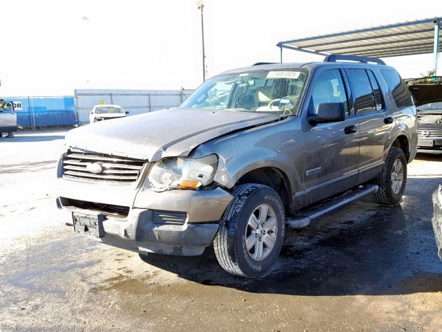 1FMEU62E96ZA07146 - 2006 FORD EXPLORER X BROWN photo 2