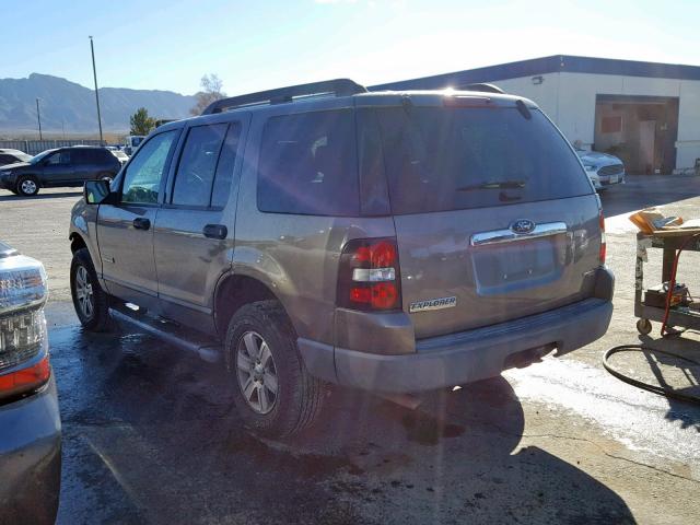 1FMEU62E96ZA07146 - 2006 FORD EXPLORER X BROWN photo 3