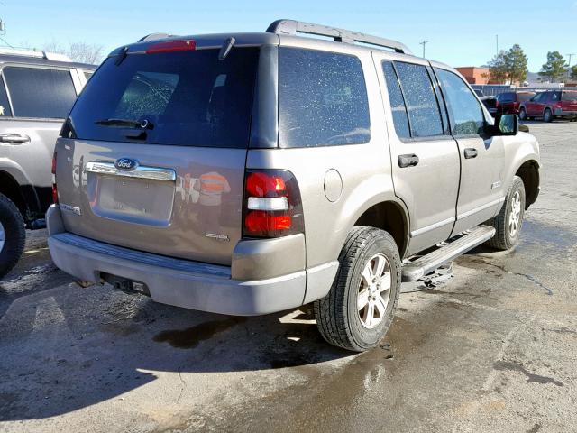 1FMEU62E96ZA07146 - 2006 FORD EXPLORER X BROWN photo 4