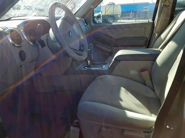 1FMEU62E96ZA07146 - 2006 FORD EXPLORER X BROWN photo 5