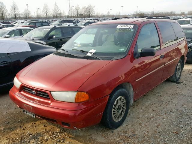 2FMZA5144WBE26411 - 1998 FORD WINDSTAR W RED photo 2