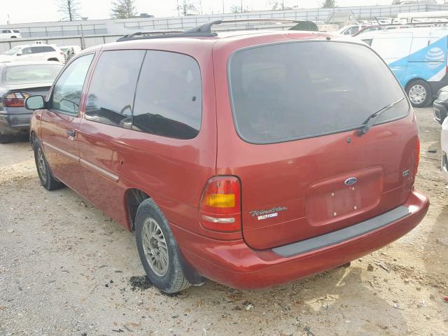 2FMZA5144WBE26411 - 1998 FORD WINDSTAR W RED photo 3