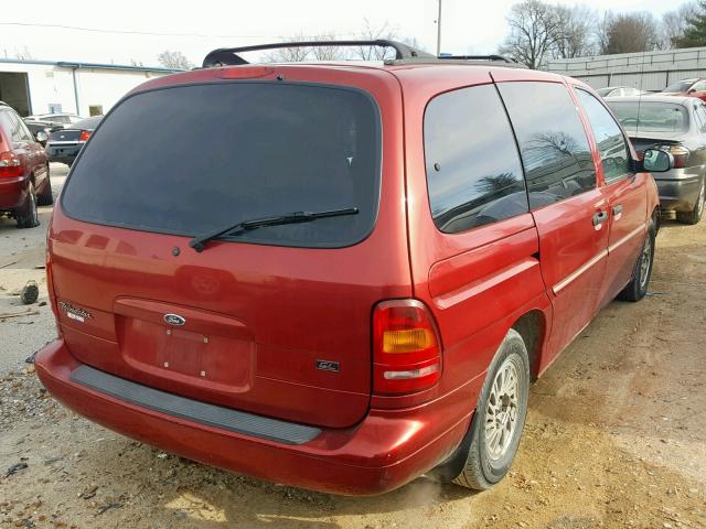 2FMZA5144WBE26411 - 1998 FORD WINDSTAR W RED photo 4