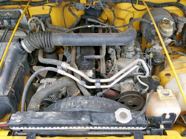 1J4FA49S94P772152 - 2004 JEEP WRANGLER / YELLOW photo 7