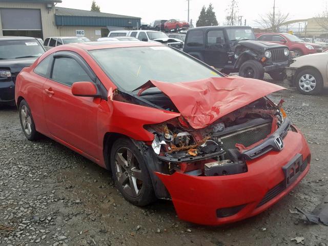 2HGFG129X8H567980 - 2008 HONDA CIVIC EXL RED photo 1