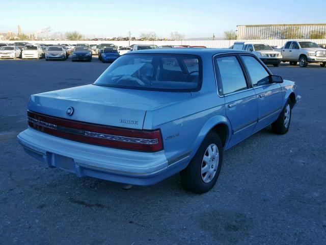 1G4AG55N8P6427608 - 1993 BUICK CENTURY SP BLUE photo 4