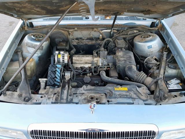 1G4AG55N8P6427608 - 1993 BUICK CENTURY SP BLUE photo 7