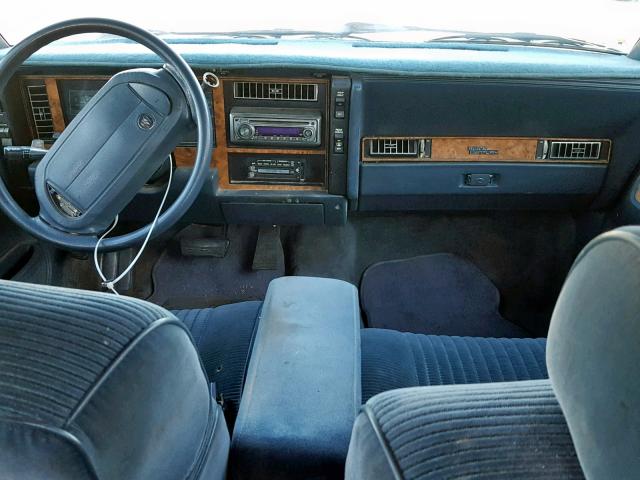 1G4AG55N8P6427608 - 1993 BUICK CENTURY SP BLUE photo 9