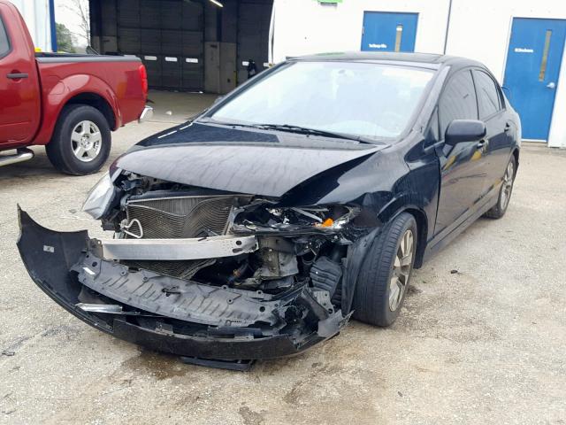 2HGFA1F94BH512265 - 2011 HONDA CIVIC EXL BLACK photo 2