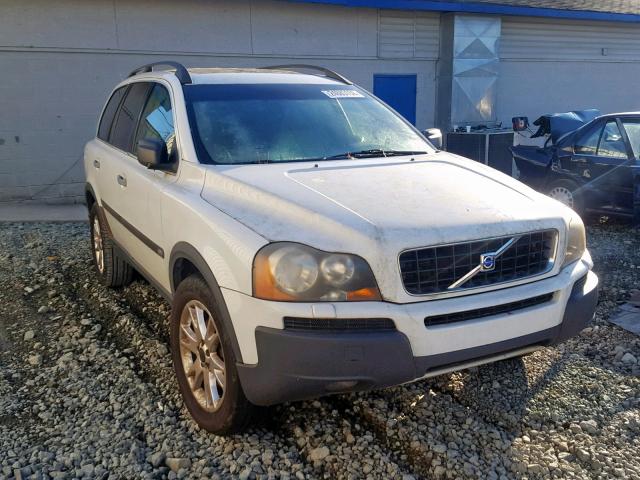 YV1CZ91H841056354 - 2004 VOLVO XC90 T6 WHITE photo 1