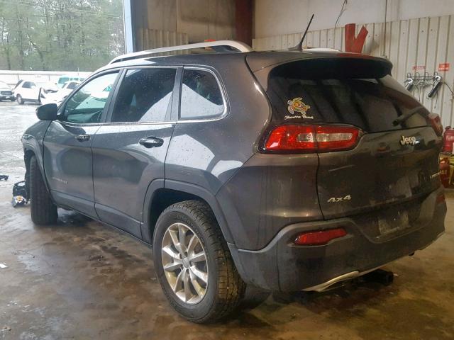 1C4PJMDS8FW673381 - 2015 JEEP CHEROKEE L GRAY photo 3