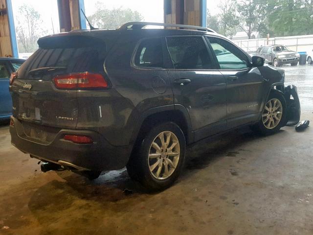 1C4PJMDS8FW673381 - 2015 JEEP CHEROKEE L GRAY photo 4