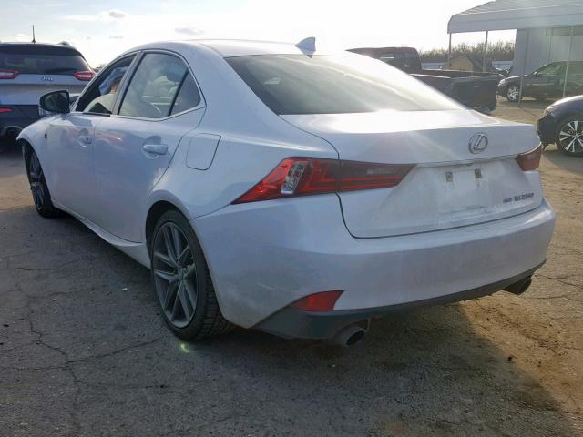 JTHCF1D25E5002302 - 2014 LEXUS IS 250 WHITE photo 3