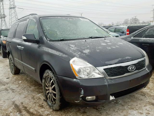 KNDMH4C71C6501488 - 2012 KIA SEDONA EX GRAY photo 1