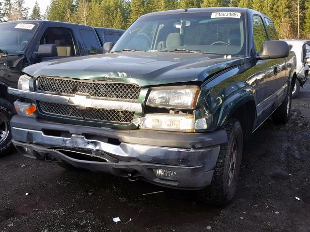 2GCEK19T231356638 - 2003 CHEVROLET SILVERADO GREEN photo 2