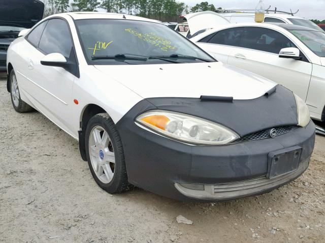 1ZWHT61LX25608662 - 2002 MERCURY COUGAR V6 WHITE photo 1