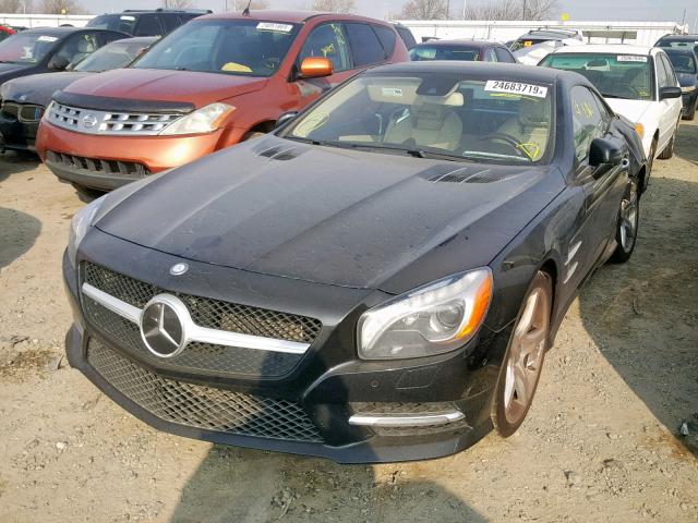 WDDJK7DA7EF023263 - 2014 MERCEDES-BENZ SL 550 BLACK photo 2