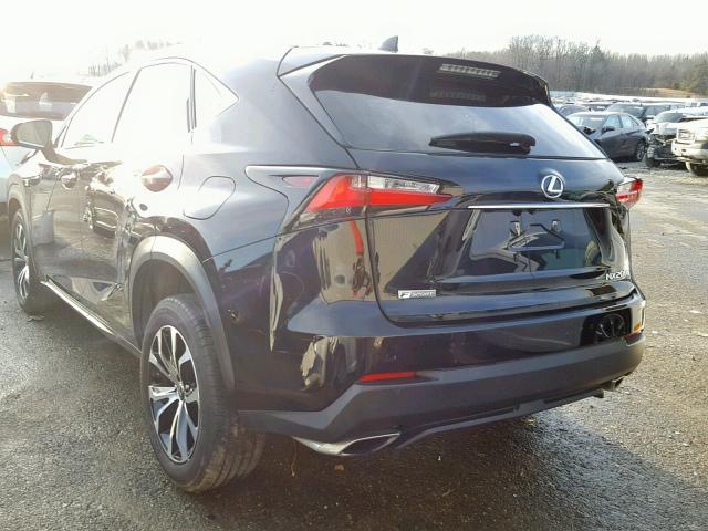 JTJBARBZ2F2012988 - 2015 LEXUS NX 200T BLACK photo 3