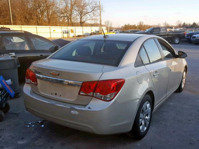 1G1PA5SG0D7217962 - 2013 CHEVROLET CRUZE LS SILVER photo 4