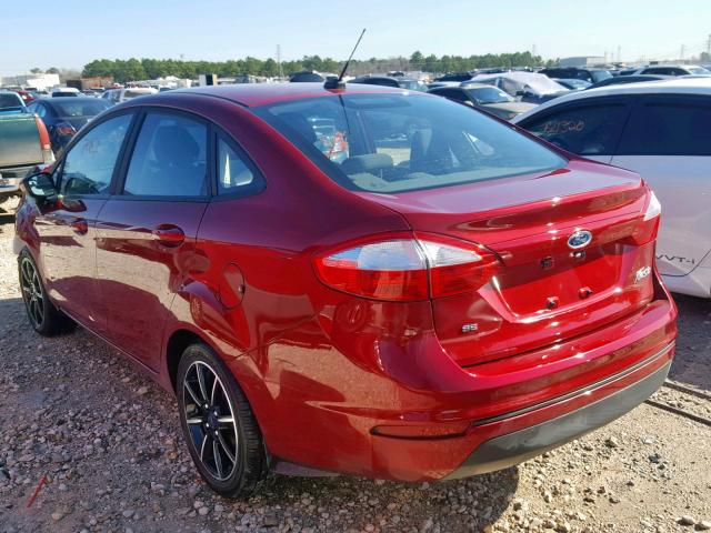 3FADP4BJ9HM168020 - 2017 FORD FIESTA SE BURGUNDY photo 3