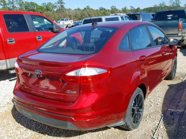 3FADP4BJ9HM168020 - 2017 FORD FIESTA SE BURGUNDY photo 4