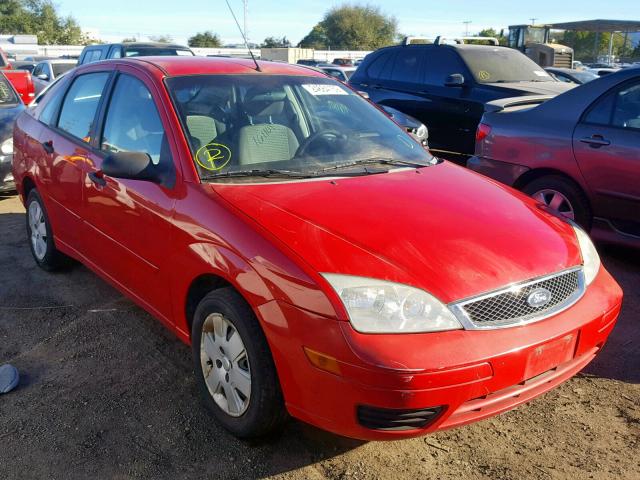 1FAFP34N17W297824 - 2007 FORD FOCUS ZX4 RED photo 1